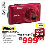 Nikon Digital Camera (S3300)