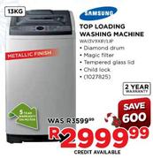 Samsung Metallic Finish Top Loading Washing Machine-13kg