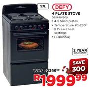 Defy 4 Plate Stove-57Ltr