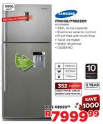 Samsung Metallic Finish Fridge/Freezer-500Ltr
