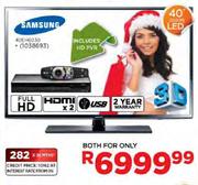 Samsung Full HD 3D LED TV-40"