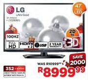 LG Full HD 3D LED TV-47"