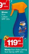 Nivea Sun Kids Caring Sun Spray SPF 50+-300ml