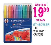 Staeotler Wax Twist Crayons-12's Per Pack