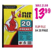 Flip File A4 20 Page