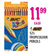 Bic Tropicolour Pencils-12's Per Pack Each