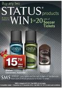 Status Deodrant Assorted-150ml Each 