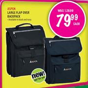 Aspen Large Flap Over Backpack-Each