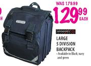 Sportec Large 5 Division Backpack-Each