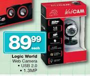 Logic World Web Camera USB 2.0 1.3MP-Each