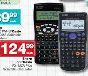 Sharp EL-535/Casio FX-82 ZA Plus Scientific Calculator-Each