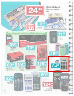 Checkers Nationwide : Big Back to School Savings (31 Dec - 3 Feb 2013), page 14