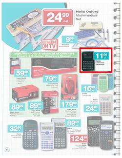 Checkers Nationwide : Big Back to School Savings (31 Dec - 3 Feb 2013), page 14