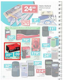 Checkers Nationwide : Big Back to School Savings (31 Dec - 3 Feb 2013), page 14