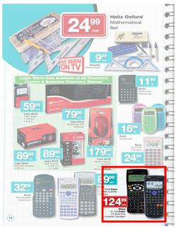 Checkers Nationwide : Big Back to School Savings (31 Dec - 3 Feb 2013), page 14