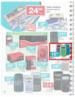 Checkers Nationwide : Big Back to School Savings (31 Dec - 3 Feb 2013), page 14