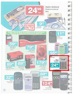 Checkers Nationwide : Big Back to School Savings (31 Dec - 3 Feb 2013), page 14