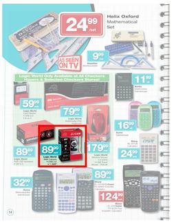 Checkers Nationwide : Big Back to School Savings (31 Dec - 3 Feb 2013), page 14