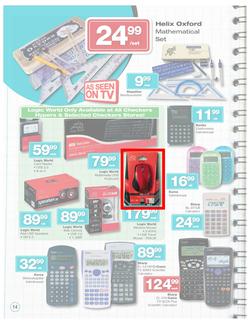 Checkers Nationwide : Big Back to School Savings (31 Dec - 3 Feb 2013), page 14