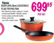 Tevo Neoflam 28cm Casserole Plus Frying Pan-Per Set