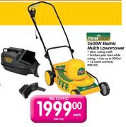 Trimtech 2600W Electric Mulch Lawnmower-Each