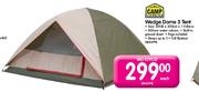 Camp Master Wedge Dome 3 Tent-Each