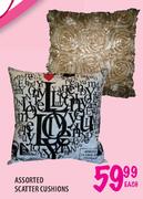 Assorted Scatter Cushions Each
