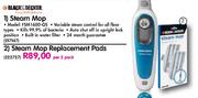 Black & Decker Steam Mop Replacement Pads-Per 2 Pack