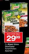2 X Knorr Mates Rice/Pasta/Tuna/Chicken Assorted