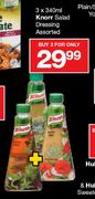 Knorr Salad Dressing Assorted-3x340ml