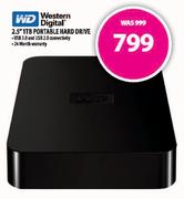 Western Digital 2.5" Portable Hard Drive-1TB