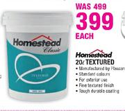 Homestead Textured-20Ltr Each