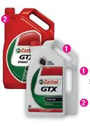 Castrol GTX Oil-5Ltr Each