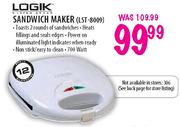 Logik Sandwich Maker-700 Watt (LST-8009)