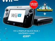 Nintendo Wii U Premium Black Pack + Nintendo Land