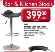 Gio Saddle Seat Bar Stool-Each