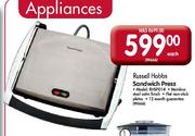 Russell Hobbs Sandwich Press (RHSP014)-Each