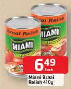 Miami Braai Relish-410g Each