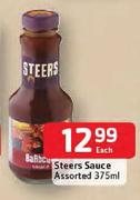 Steers Sauce Assorted-375ml Each