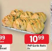 PnP Garlic Rolls-6's