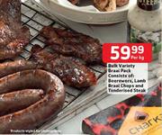 Bulk Variety Braai Pack-Per Kg