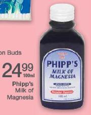 Phipp's Milk Of Magnesia Regular 100ml - Clicks