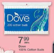 Dove 100% Cotton Buds-200's