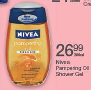 Nivea Pampering Oil Shower Gel-200ml