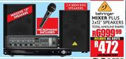 Behringer Mixer Plus 2X12" Speakers