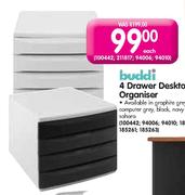 Buddi 4 Drawer Desktop Organiser