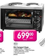 Swan 30 Ltr Compact Oven (SCO30S)