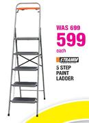 Stramm 5 Step Paint Ladder-Each