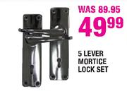 5 Lever Mortice Lock Set