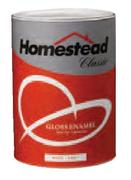 Homestead Gloss Enamel White-5L Each